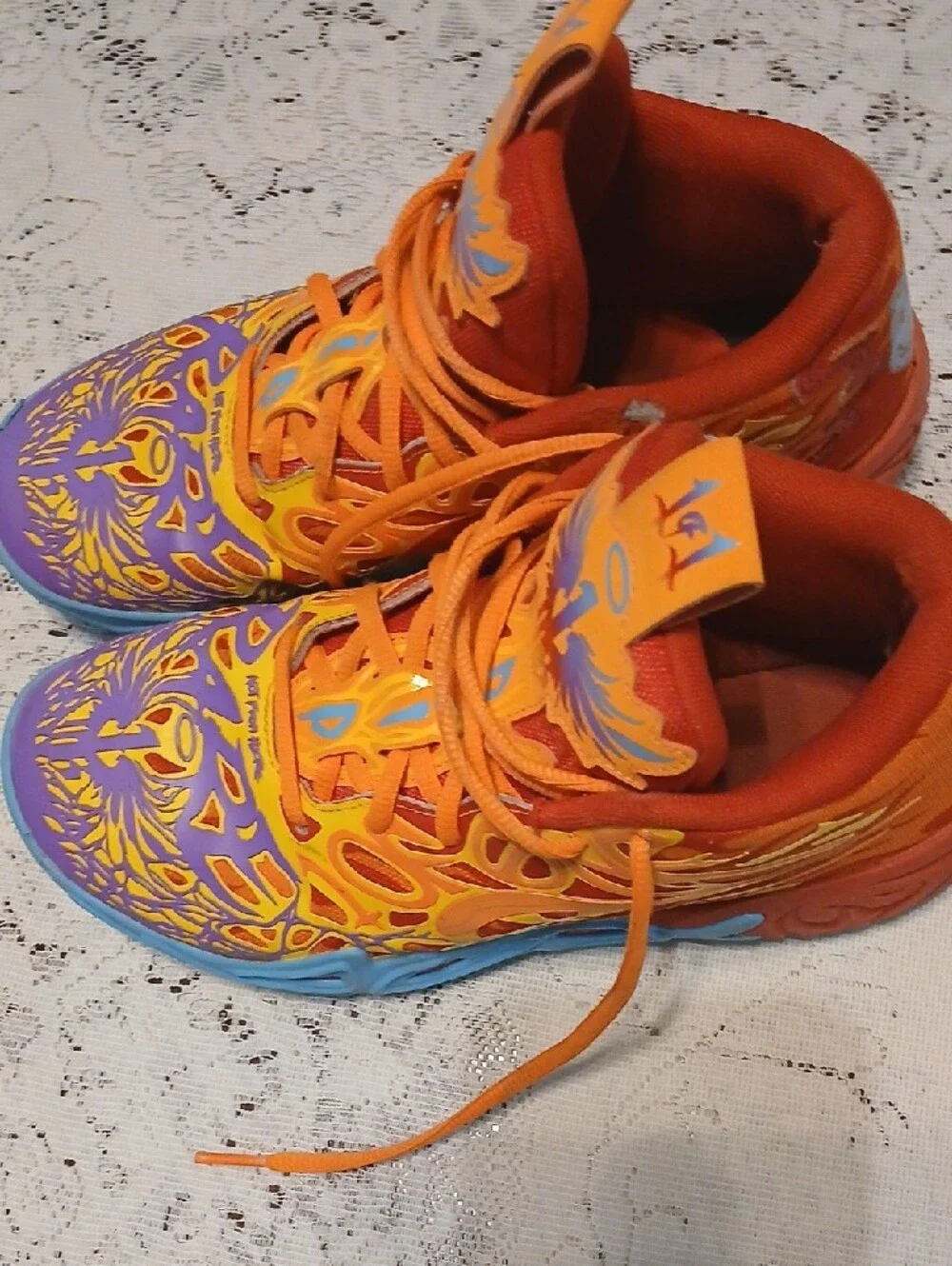 Puma MB.04 CAmelo Phoenix Basketball Shoes orange/blue/purple.(Not From Here)